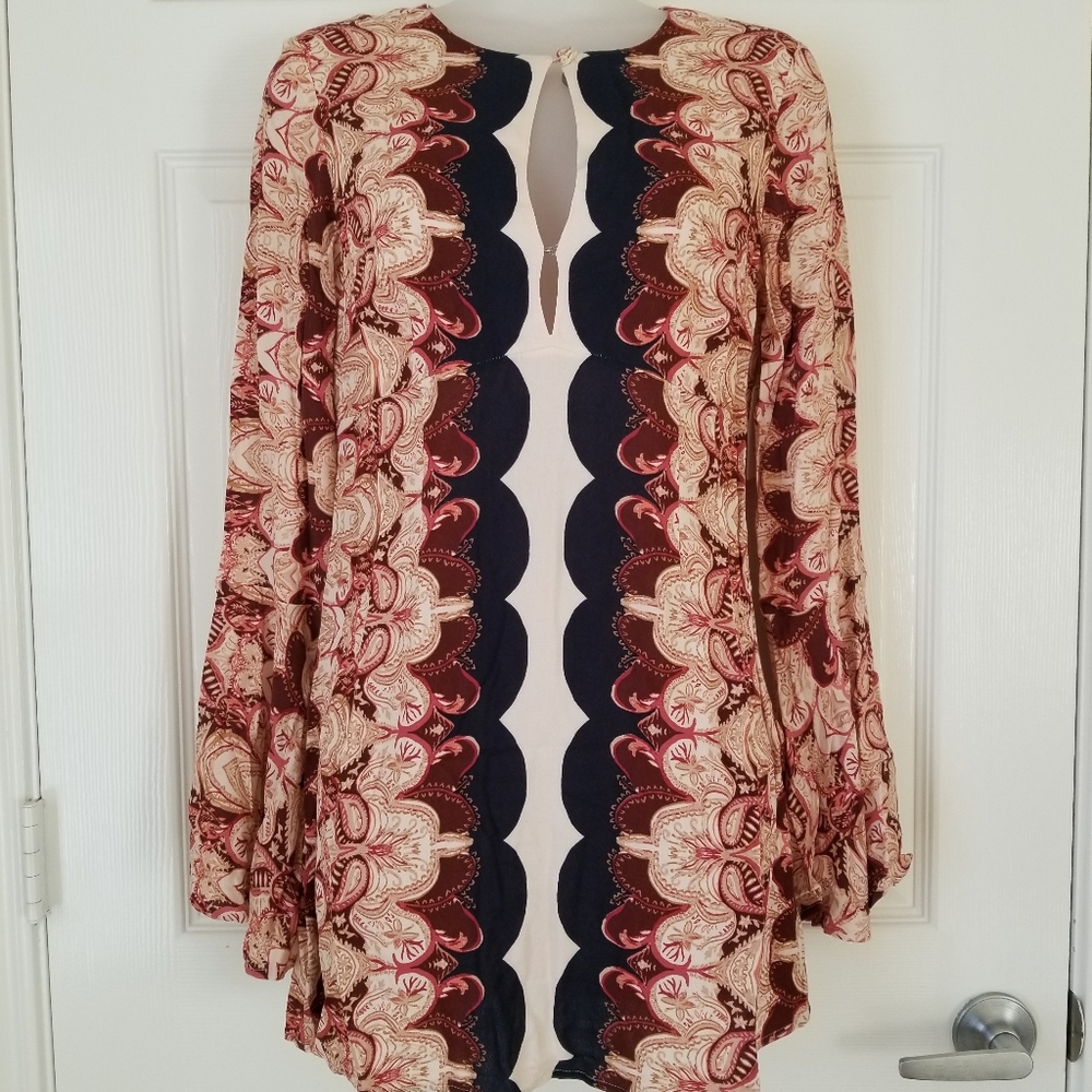 Free People Flare Cuff Top Women/Girls Size XS